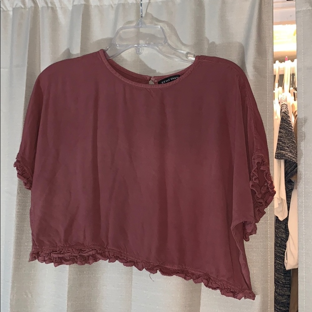 cropped blouse